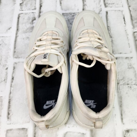Nike SB Nyjah Free 2.0 Men Size 7.5 Summit White Low Sneakers Skate Athletic main image 4